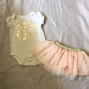 Cat and jack thanksgiving outfit NWOT 6-9months